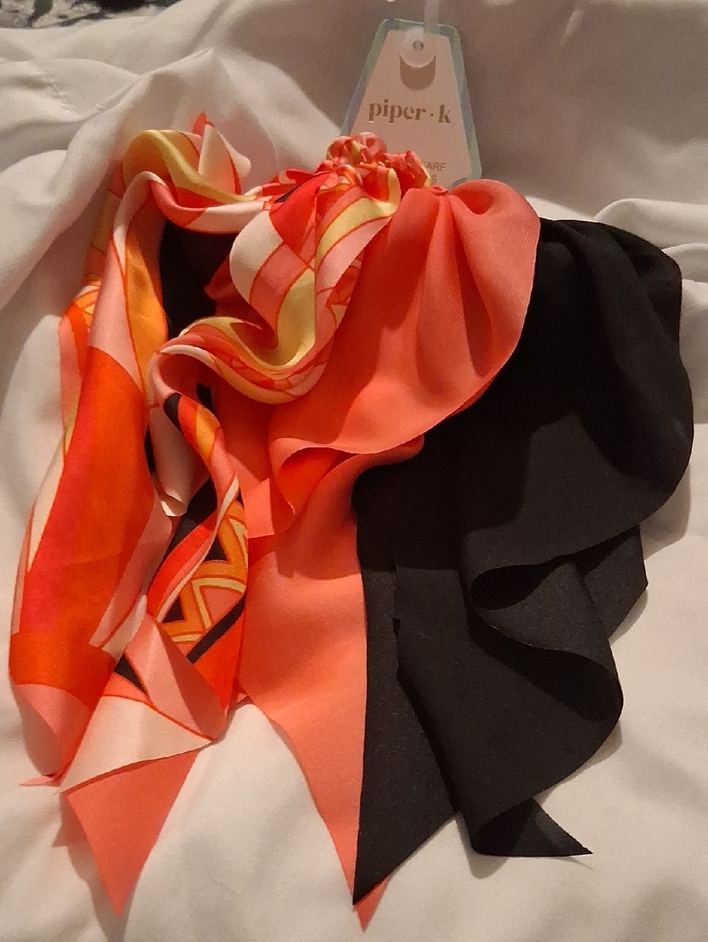 piper•k Set Of 3 Scarf Scrunchies